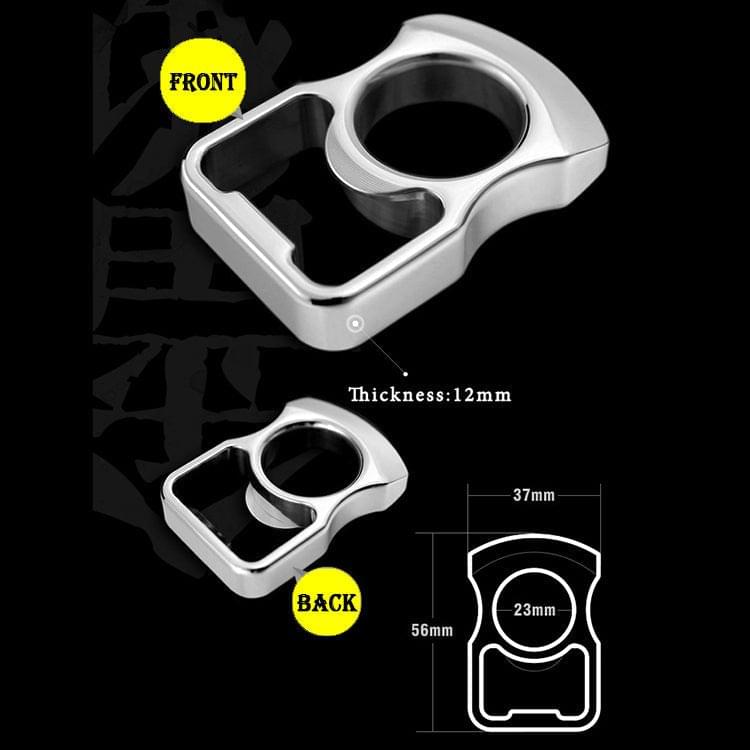 Full 304 Stainless Steel EDC Knuck Bottle Opener Multi Tool