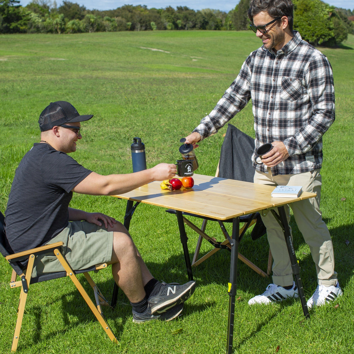Zempire Kitpac Pro Large Bamboo Camp Table