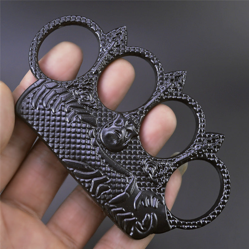 Knuckle Duster Sea King Hand Buckle Fist Buckle Protection Boxing Four Fingers Broken Window Combat Protective Gear EDC Tool