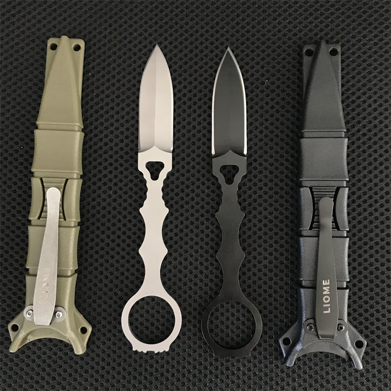 Liome 176 Fixed blade Knife Outdoor Camping Military Knives Hunting Safety-defend Portable Tactical Pocket Straight EDC Tool