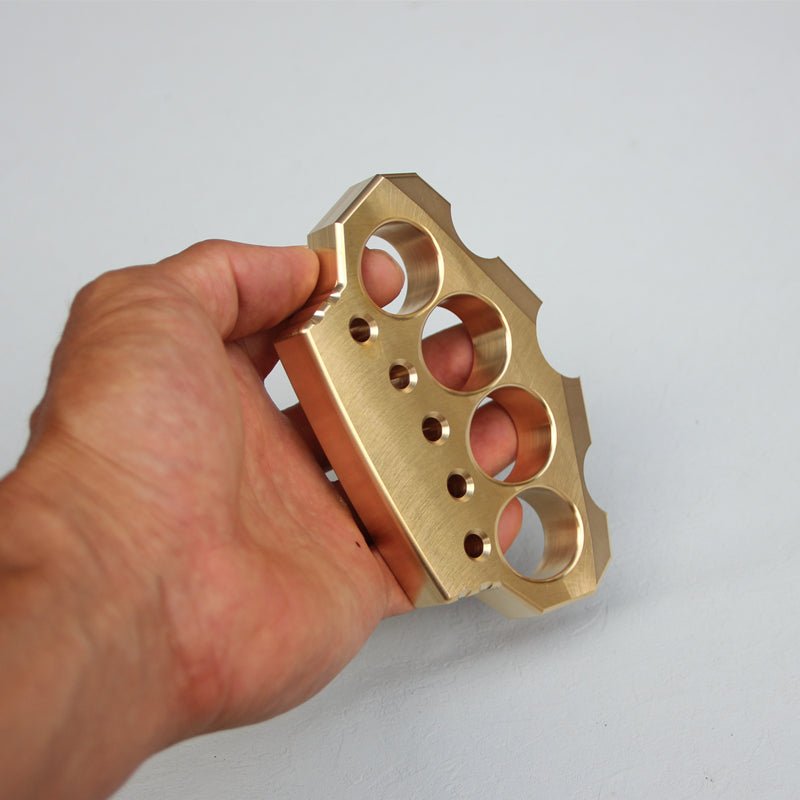2023 New Brass Self Defense Knuckles Four Finger - Cakra EDC Gadgets