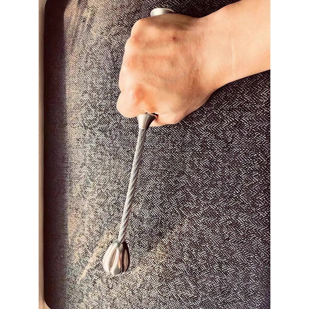 Self Defense Tactical Whip With Stainless Steel Hammer Head - Cakra EDC Gadgets