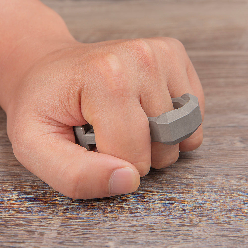 2025 New Single Finger Brass Knuckle Stainless Steel - Cakra EDC Gadgets