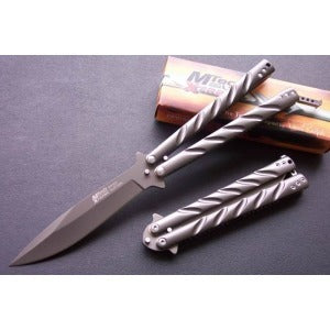 Butterfly Knife (Gun Titanium Plated)