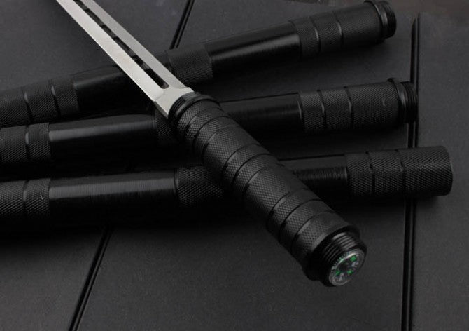 Keepsake Double - Bladed Baton Knife, Four - section Extended Version