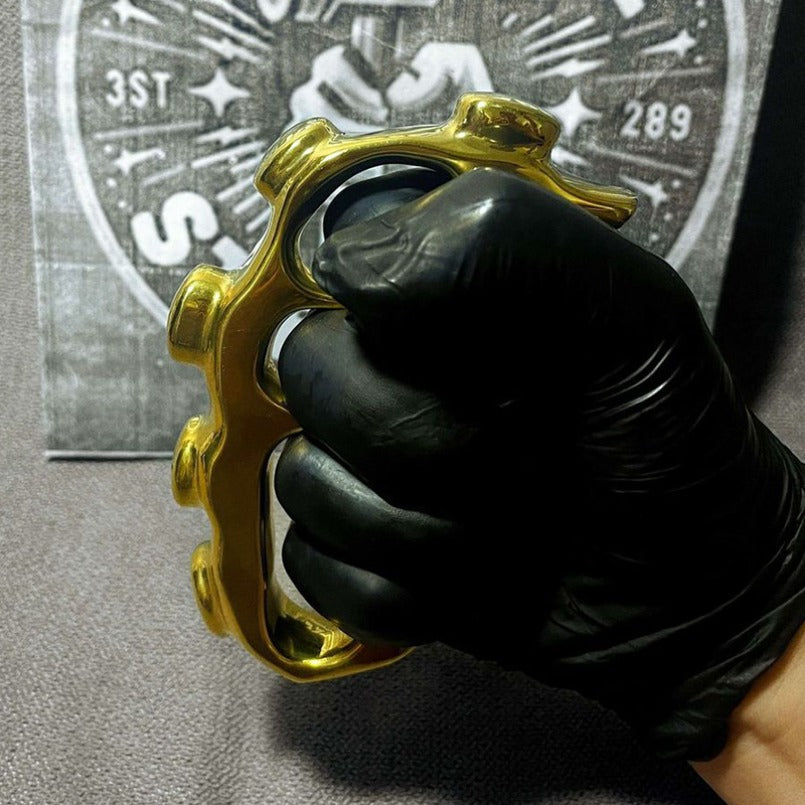 Creative Solid  Brass Knuckle Broken Window EDC Tool