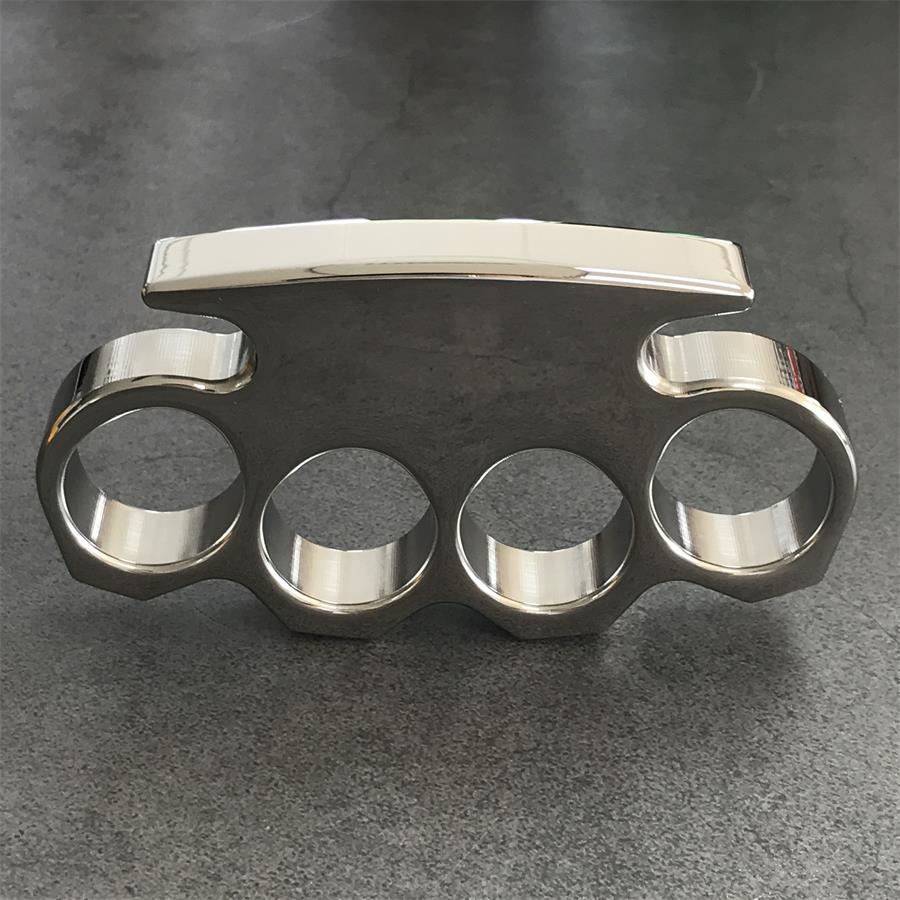 The King Classic Mirror Steel Knuckle Duster Self Defense EDC Tool