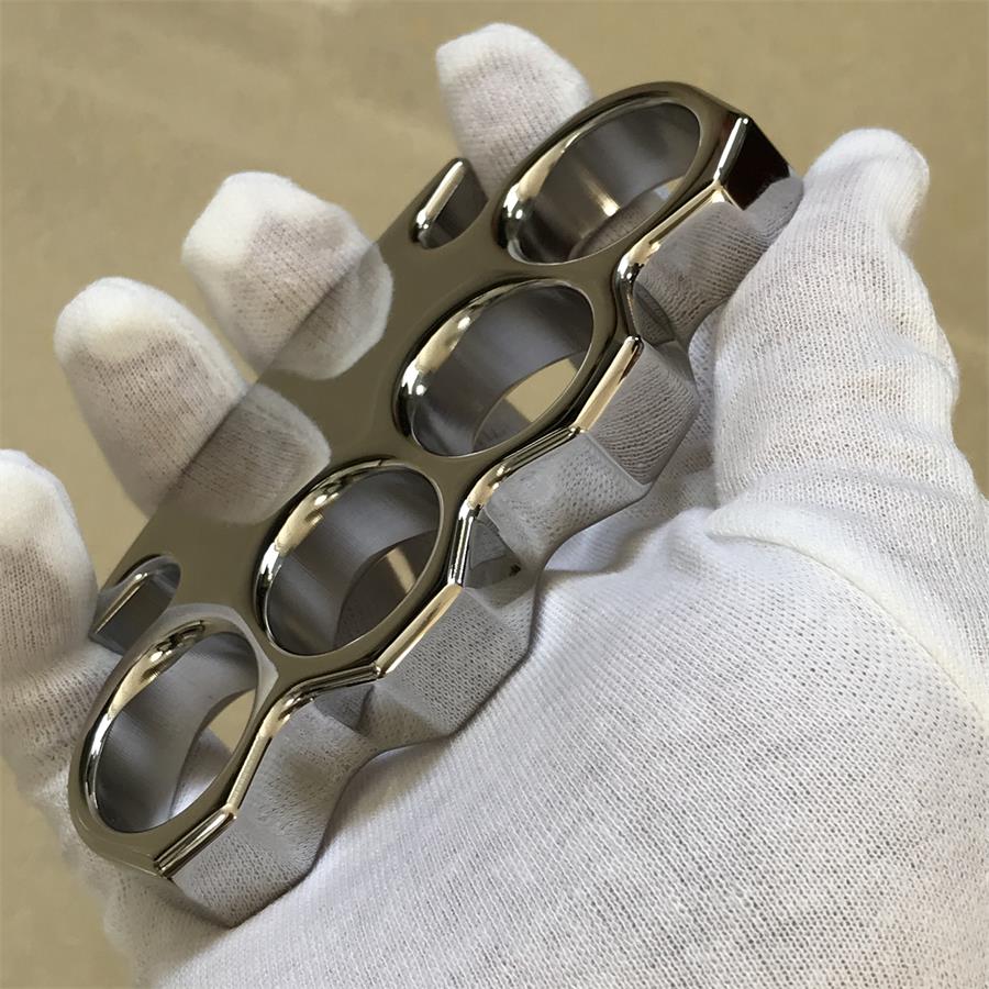 The King Classic Mirror Steel Knuckle Duster Self Defense EDC Tool