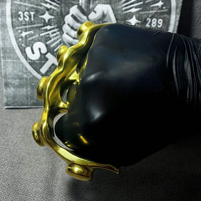 Creative Solid  Brass Knuckle Broken Window EDC Tool