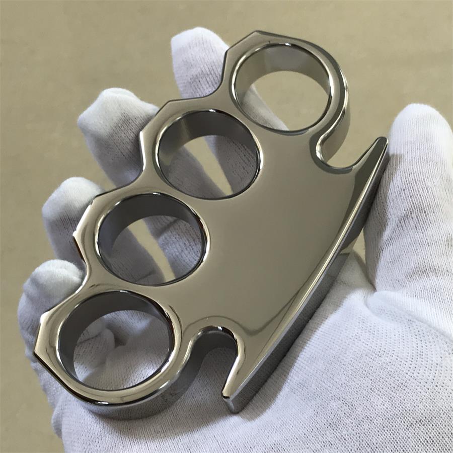 The King Classic Mirror Steel Knuckle Duster Self Defense EDC Tool