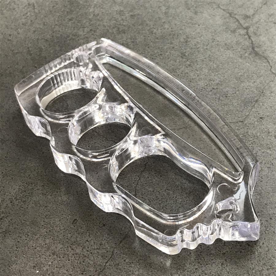 Transparent Knuckle Duster Window Breaking EDC Tool