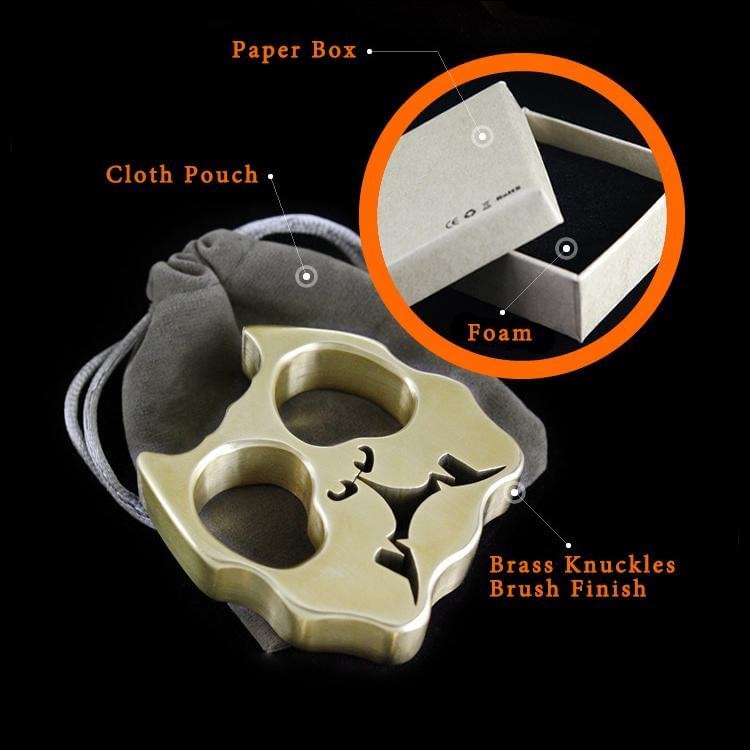 15mm Ultra-Thick Bulldog Real Brass Knuckles Self Defense