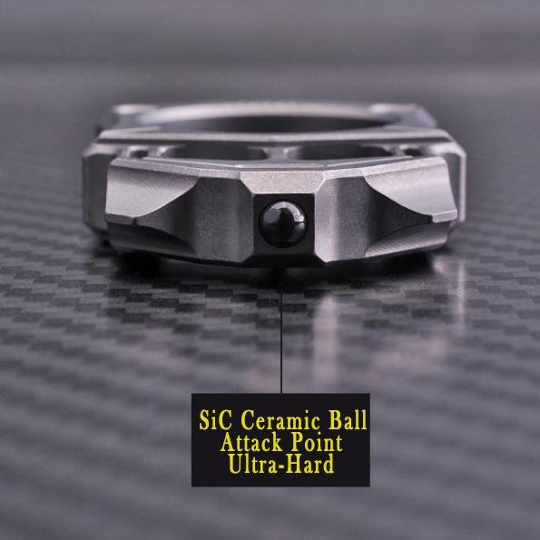 Titanium Alloy Brass Knuckles Self Defense - Cakra EDC Gadgets